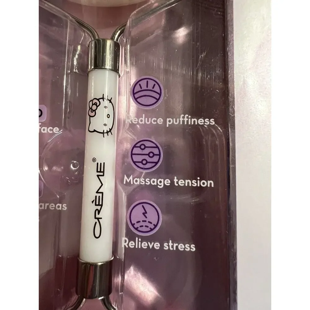 HELLO KITTY Love Dual End Quartz Roller for Face and Body-Brand New